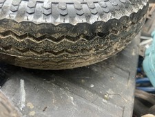 4 80 4 00 8 trailer tyre removed from patison stanmore lawn spiker 