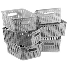 6 Pc Small Stackable Storage