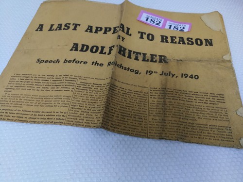 Ww2 german propaganda - german, leaflet