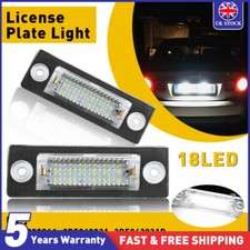 2x LED Rear Number Plate Lights For VW Transporter T5 T6 Caddy 3 4 Multivan Golf
