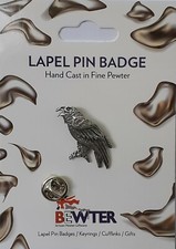 RAVEN bird Lapel Pin Badge