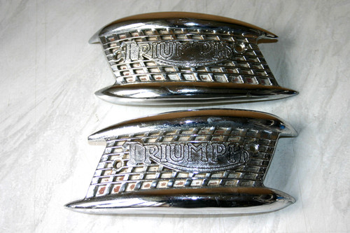 Triumph motorcycle tank badges - tank,