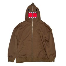 Y2K Domo Kun Full Zip Hoodie