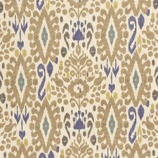 Zama Ikat Earth Fabric Cotton