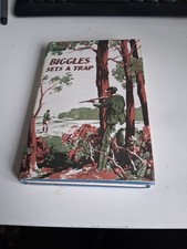 Biggles Sets a Trap: W E Johns: Children's Book Club: 1962 1st Ed.: Excellent
