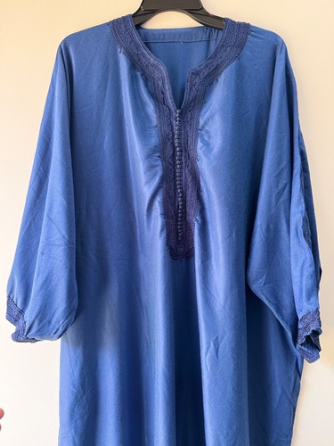 Men moroccan thobe navy - moroccan,