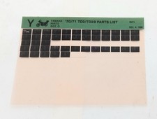 Yamaha Race TD2/B SPARE PARTS