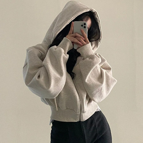 Women fleece lined - lined, crop