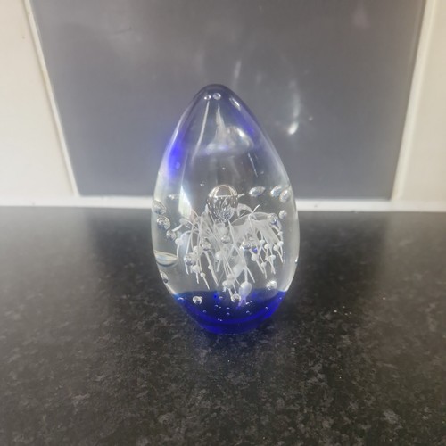 Small egg shaped glass - shaped,