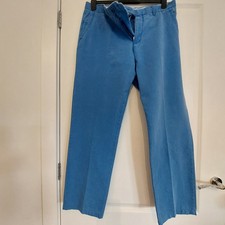Mens Boggi Milano Blue Chino Trousers Size 50