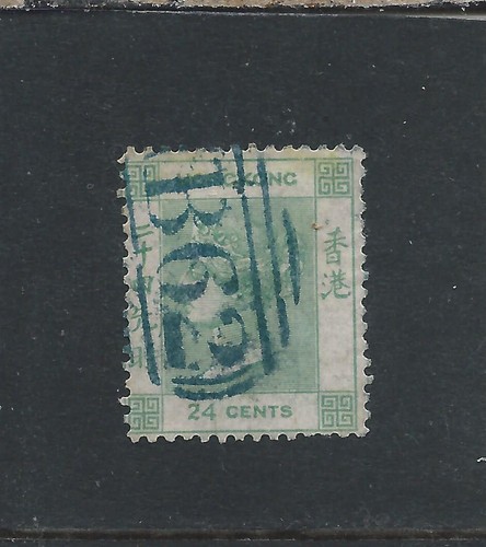 Hong kong 1862 24c green - 1862-63,