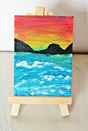 Aceo original miniature - ,