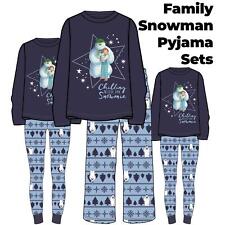 The Snowman & Snowdog Matching Family Christmas Pyjamas Dad Mum Child Xmas