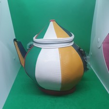 New Women's Beautiful Teapot Shape Vanity Hand Bag With Detachable Strap