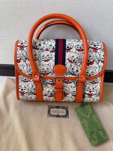 Gucci handbag cat - cat, pattern