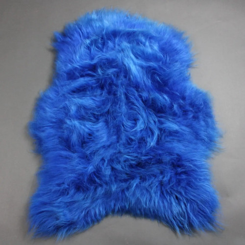 Icelandic sheepskin rug cobalt - sheepskin,