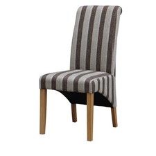 FABRIC DINING CHAIR x 2