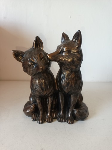Friends two fox figurine - two,