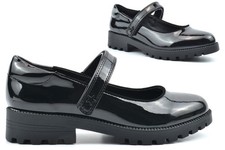 Girls Patent School Shoes