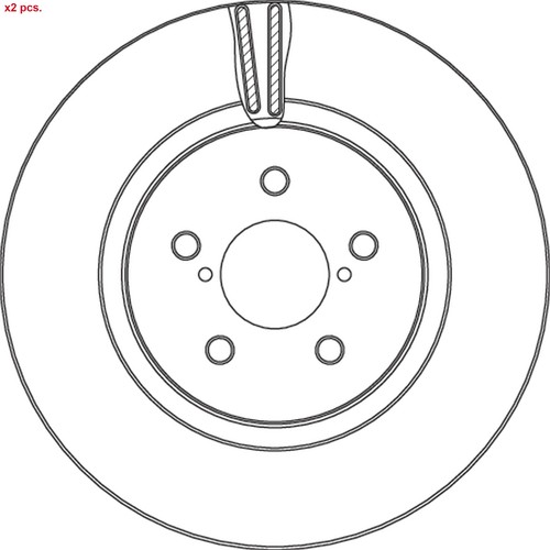 Pcs front brake disc rotos - disc,