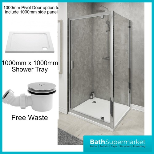 1000mm pivot shower door - pivot,