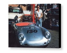 Rare Framed James Dean Porsche