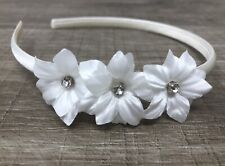 Ivory Satin Headband Hairband