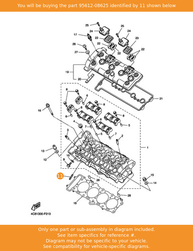 Yamaha bolt stud - yamaha, bolt,