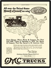 1919 New Metal Sign: GMC