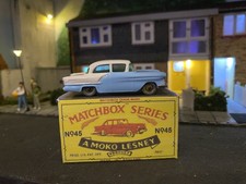 VINTAGE LESNEY-MATCHBOX 1-75 SERIES No.45A Vauxhall Victor mk1, 1957, EX BOXED