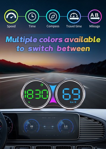 Gps car hud digital - gps,