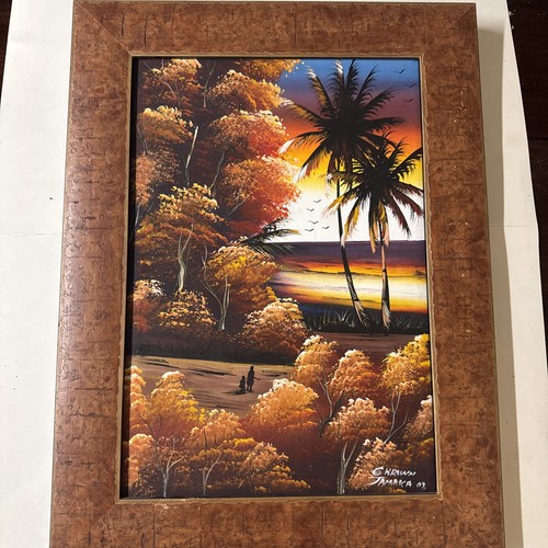 Velvet vintage painting - velvet,