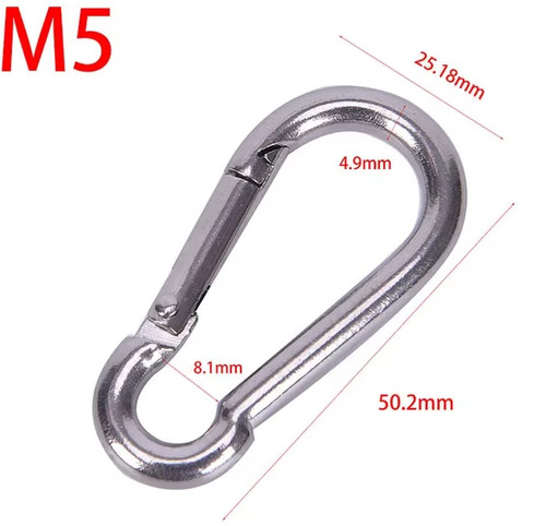 Small carabina clips snap hook - carabina,