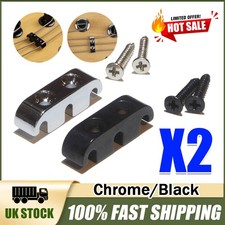 2x Chrome/Black Jazz Precision