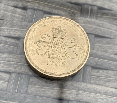 Old two pound coin - two,