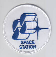 NASA Prototype Space Station (Pre-ISS) Embroidered Patch (3"/75 mm dia. approx)