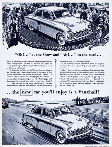 Advertisement vauxhall motors - vauxhall,
