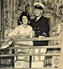 Early Photo Postcard Fancy Dress Costume Party Play Navy Sailor Japanese Geisha