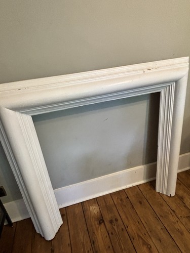 Solid pine wooden fireplace - solid,