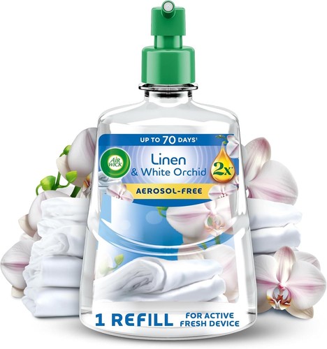 Air wick linen - white, orchid