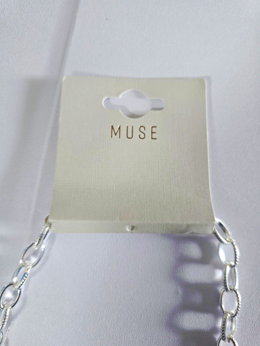 Muse silver tone engraved - muse,