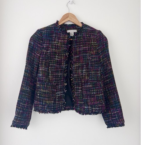 Boucle tweed jacket - boucle,
