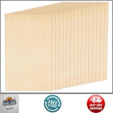 13pcs Basswood Sheets 4x8x2mm