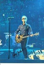 A3 Photo Hand Signed By Garry Tallent E Street Band . Bruce Springsteen & COA