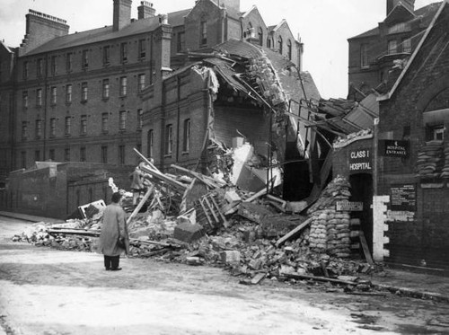 The bombed entrance large - the, to