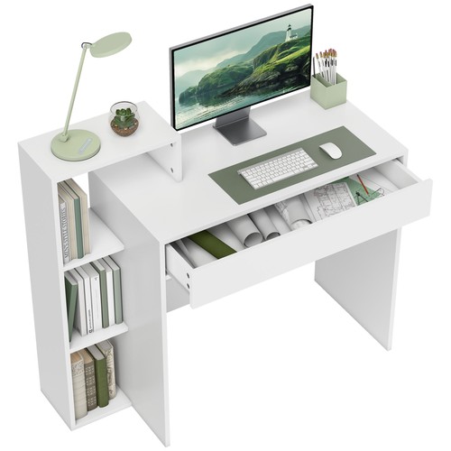 Homcom computer desk - desk, 3