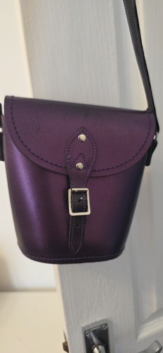 Zatchels metallic purple black - zatchels, purple/black