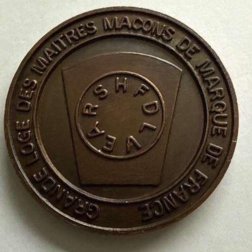 French masonic token grande - -,