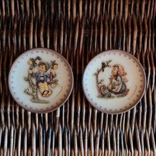 2 M.J. Hummel Mini Plates