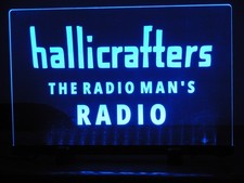 HALLICRAFTERS ETCHED ACRYLIC